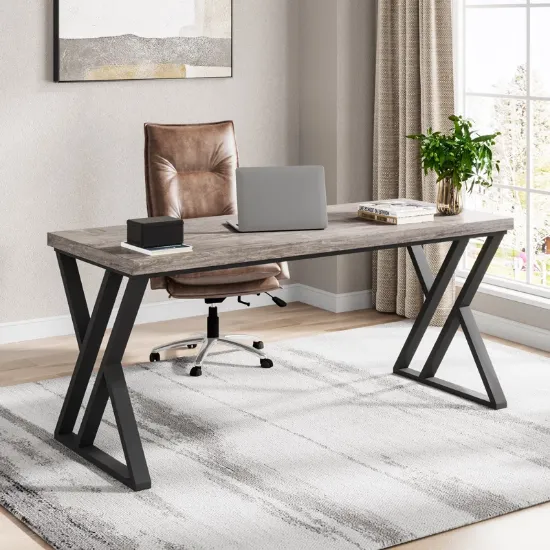 Fidaa Desk + Modern Metal Desk + liqana